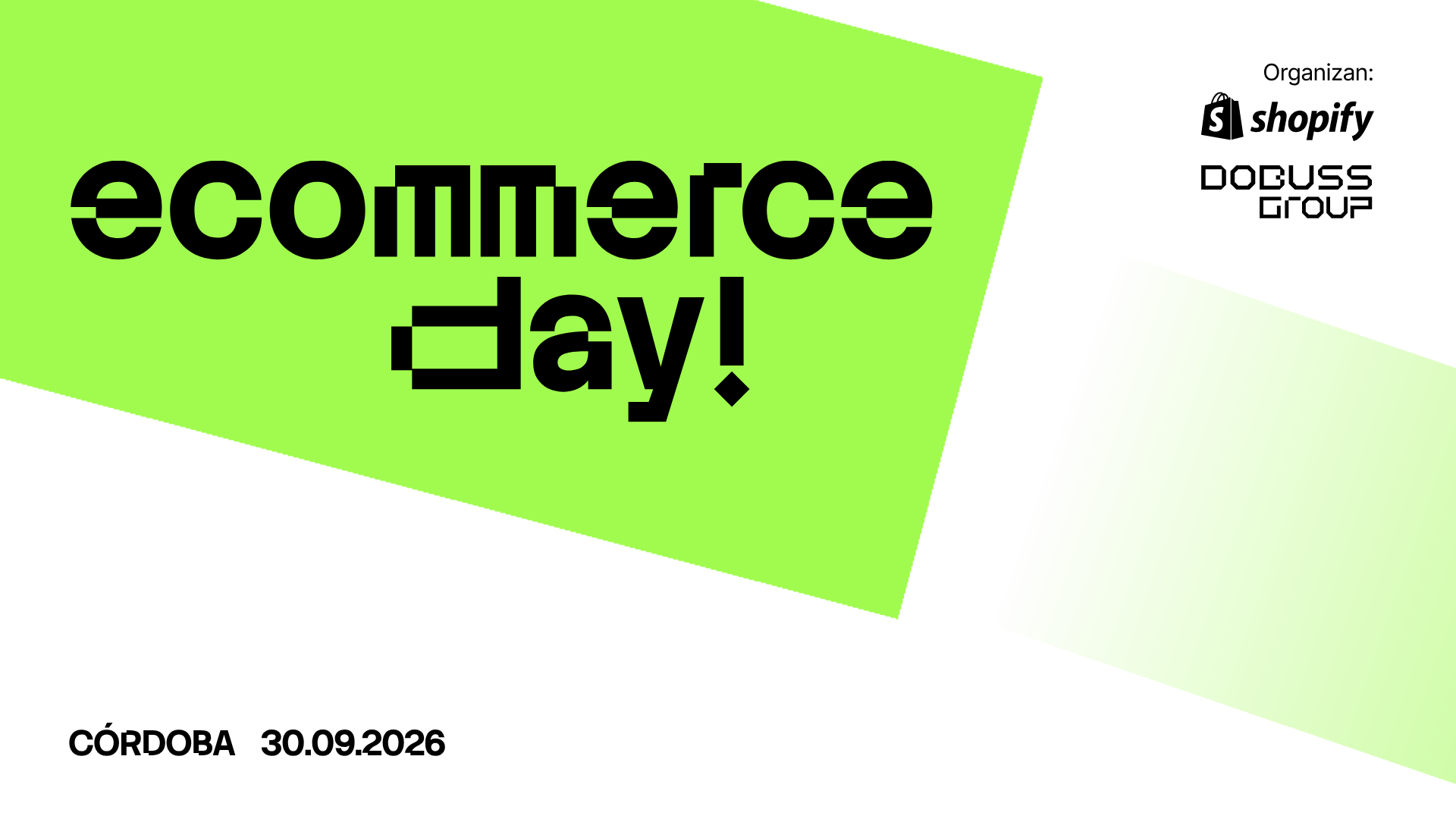 Cartel Ecommerce Day — Córdoba 30.09.2026